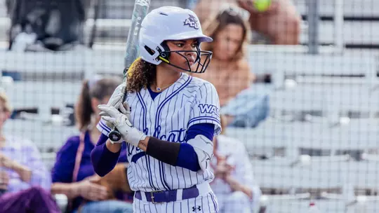 Ari Maxwell gets ready to see a pitch during a 2025 game vs. Utah Tech.