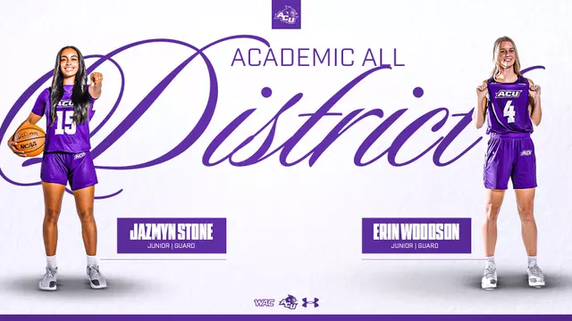 Woodson and Stone CSC Academic All-District Graphic