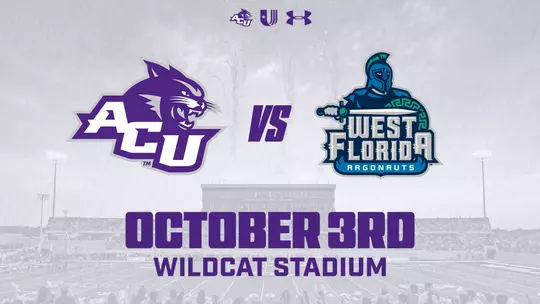 ACU vs West Florida game graphic