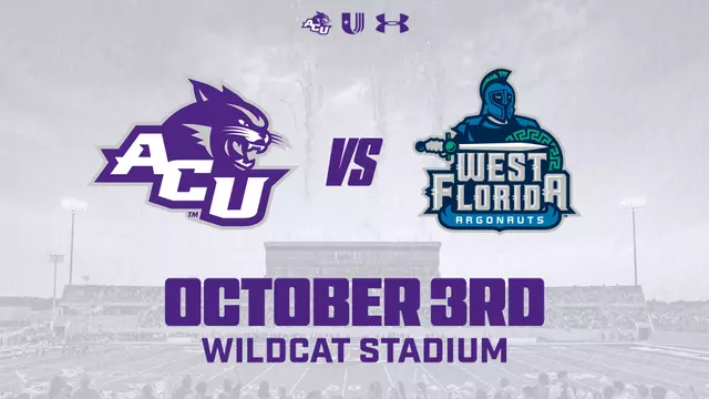ACU vs West Florida game graphic