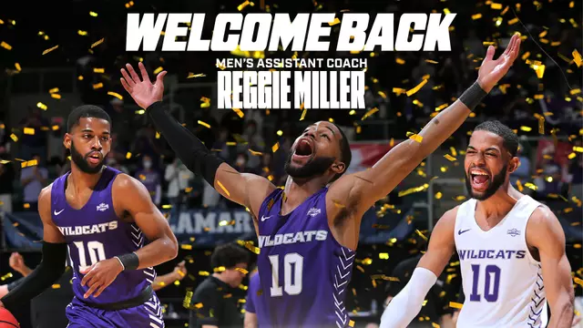 Reggie Miller men's basketball hired graphic