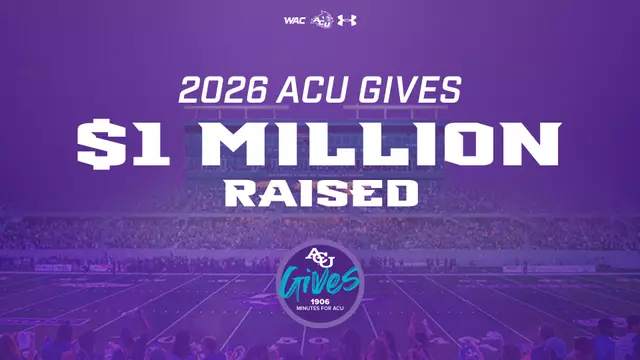 2026 ACU Gives post event graphic