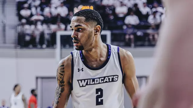 Yaniel Rivera during a game against Utah Tech in the 2025-26 season