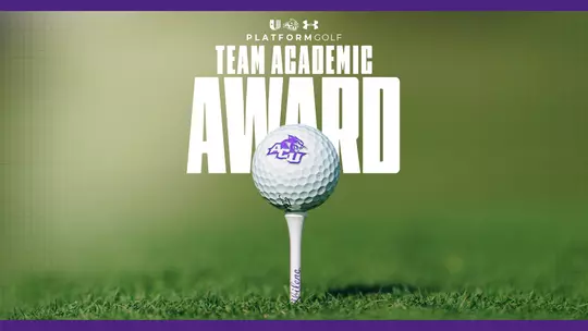 2025-26 PLATFORM Golf Team Academic Award Graphic