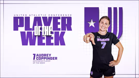 Audrey Coppinger UAC Defensive Player of the Week