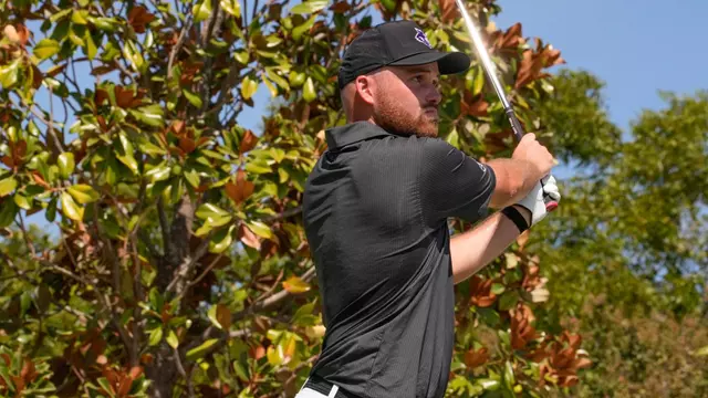 Rex Hargrove takes a swing at Halbert National in Granbury, Texas.