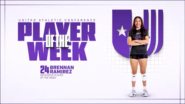 Brennan Ramirez UAC Defensive Player of the Week Graphic 9/28/26