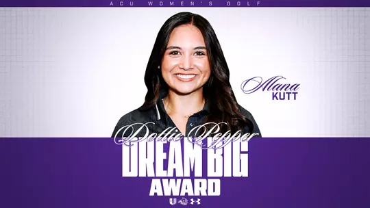 Alana Kutt Dottie Pepper Dream Big Award Graphic