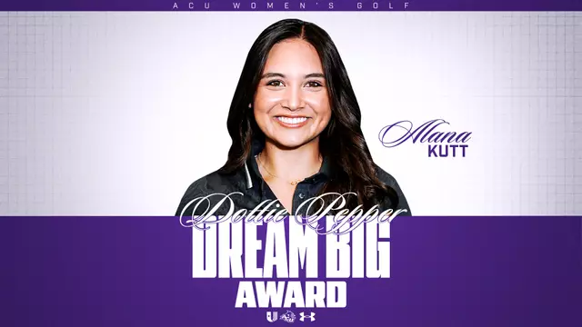 Alana Kutt Dottie Pepper Dream Big Award Graphic