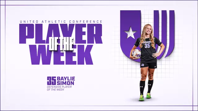 Baylie Simon UAC Defensive Player of the Week award Sept. 8, 2026