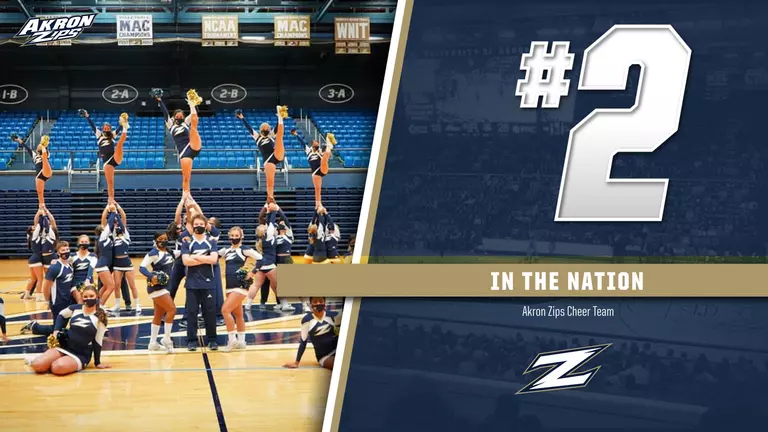 Akron Zips Cheer Squad Runner-Up in National Competition