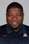 Trei Cadillac Mitchell, strength and conditioning — TUCSON, ARIZ. -- Football newcomer spring headshots.April 2, 2022. Photo by Mike Christy / Arizona Athletics