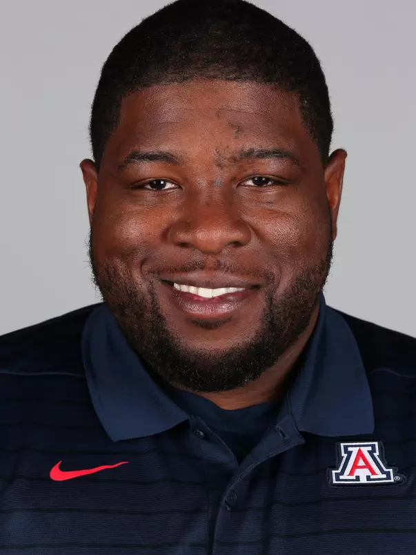 Trei Cadillac Mitchell, strength and conditioning — TUCSON, ARIZ. -- Football newcomer spring headshots.April 2, 2022. Photo by Mike Christy / Arizona Athletics