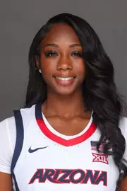Ajae Yoakum (5) - TUCSON, ARIZ. -- Women’s Basketball Headshots
Sept. 29, 2024.
Photo by Marison Bilagody / Arizona Athletics