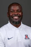 Gabriel Mvumvure, assistant coach (sprints) - TUCSON, ARIZ. — Track and Field coaches headshots at McKale Memorial Center
July 9, 2025.
Photo by Rebecca Sasnett / Arizona Athletics