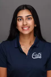 Angela Arora - TUCSON, ARIZ. -- Women’s Golf headshots at McKale Memorial Center
Aug. 22, 2025.
Photo by Rebecca Sasnett / Arizona Athletics