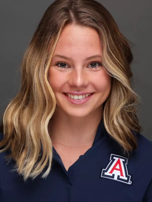 Rosalie Abel Thiebaut — TUCSON, ARIZ. -- Women’s swimming and diving 2025-2026 roster headshots at Photo Studio.
Aug. 28, 2025.
Photo by Madison Farwell / Arizona Athletics