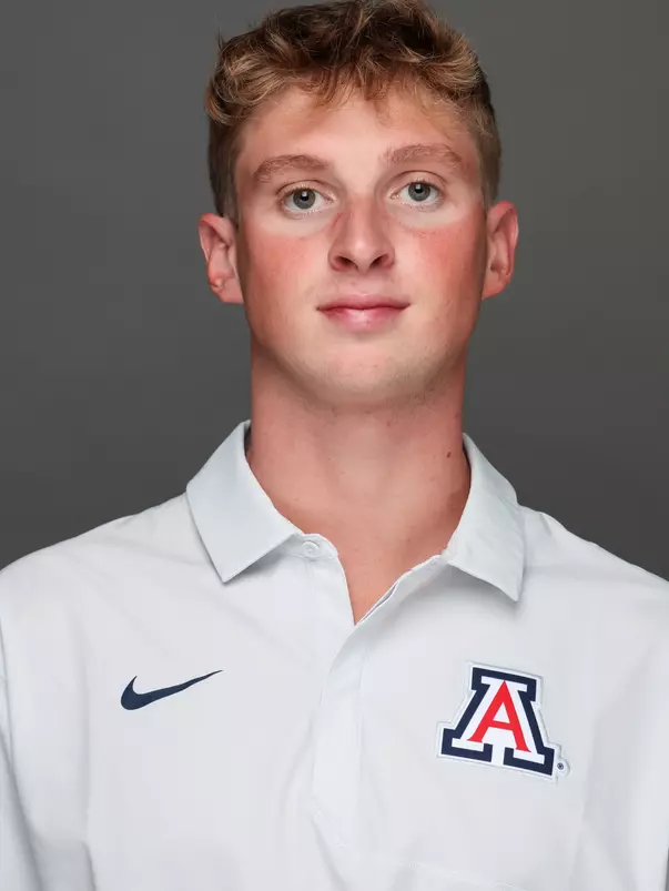 Orion Henderson - TUCSON, ARIZ. —Men’s swimming and diving headshots at McKale Memorial Center
Sept. 4, 2025.
Photo by Rebecca Sasnett / Arizona Athletics