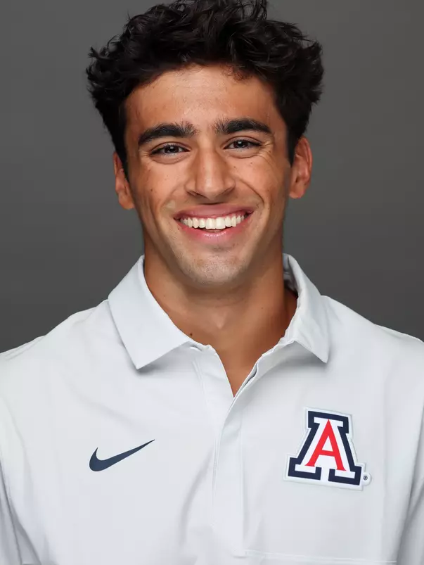 Hayden Ghufran - TUCSON, ARIZ. —Men’s swimming and diving headshots at McKale Memorial Center
Sept. 4, 2025.
Photo by Rebecca Sasnett / Arizona Athletics