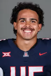 defensive lineman Victory Johnson (45) - TUCSON, ARIZ. -- Football headshots at Lowell-Stevens Football Facility
July 28, 2026.
Photo by Rebecca Sasnett / Arizona Athletics