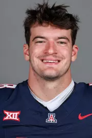linebacker Cooper Blomstrom (48) - TUCSON, ARIZ. -- Football headshots at Lowell-Stevens Football Facility
July 28, 2026.
Photo by Rebecca Sasnett / Arizona Athletics