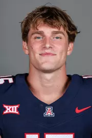 quarterback Mason Bray (15) - TUCSON, ARIZ. -- Football headshots at Lowell-Stevens Football Facility
July 28, 2026.
Photo by Rebecca Sasnett / Arizona Athletics