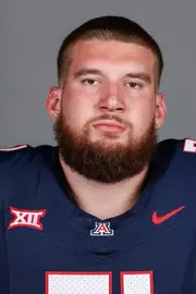 offensive lineman Tristan Bounds (71) - TUCSON, ARIZ. -- Football headshots at Lowell-Stevens Football Facility
July 28, 2026.
Photo by Rebecca Sasnett / Arizona Athletics