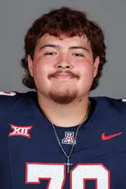 offensive lineman Isaac Perez (79) - TUCSON, ARIZ. -- Football headshots at Lowell-Stevens Football Facility
July 28, 2026.
Photo by Rebecca Sasnett / Arizona Athletics