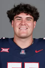 offensive lineman Nathan Hale (55) - TUCSON, ARIZ. -- Football headshots at Lowell-Stevens Football Facility
July 28, 2026.
Photo by Rebecca Sasnett / Arizona Athletics
