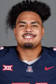 offensive lineman Rhino Tapa'atoutai (59) - TUCSON, ARIZ. -- Football headshots at Lowell-Stevens Football Facility
July 28, 2026.
Photo by Rebecca Sasnett / Arizona Athletics