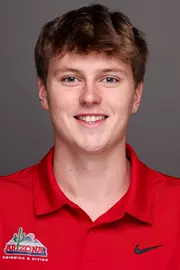Griffin Orloff — TUCSON, ARIZ. -- Men’s Swimming and Diving Headshots at Photo Studio.
Aug. 28, 2026.
Photo by Marison Bilagody / Arizona Athletics
