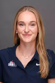Antonia Steiner - TUCSON, ARIZ. -- Women’s Golf Headshots at studio at McKale Memorial Center in ALKEME Arena
Sept. 2, 2026.
Photo by Rebecca Sasnett / Arizona Athletics