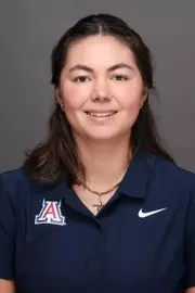 Clarisa Temelo - TUCSON, ARIZ. -- Women’s Golf Headshots at studio at McKale Memorial Center in ALKEME Arena
Sept. 2, 2026.
Photo by Rebecca Sasnett / Arizona Athletics
