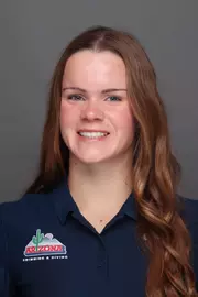 Lucy Flynn — TUCSON, ARIZ. -- Women’s swimming and diving roster headshots at Photo Studio.
Aug. 29, 2026.
Photo by Mike Christy / Arizona Athletics