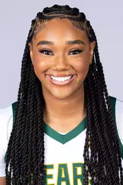 Marcayla Johnson headshot in white uniform in front of white backdrop