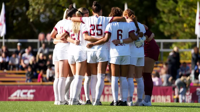 wsoc pregame huddle vs Clemson