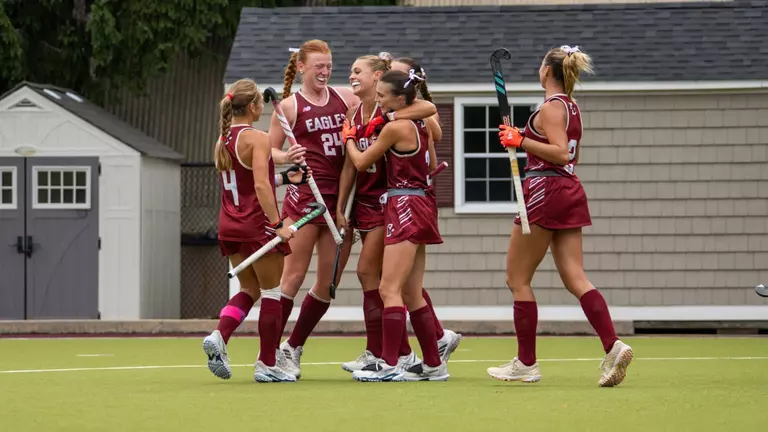 Team Celebrates after Maren Boyle and Maddi Leigh Goals