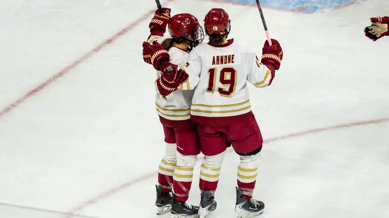 Jade and Alanna goal celebration
