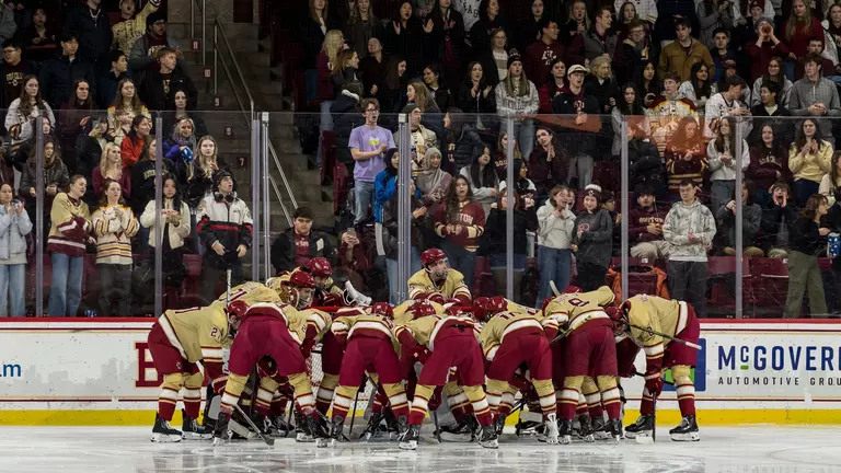 Hockey huddle