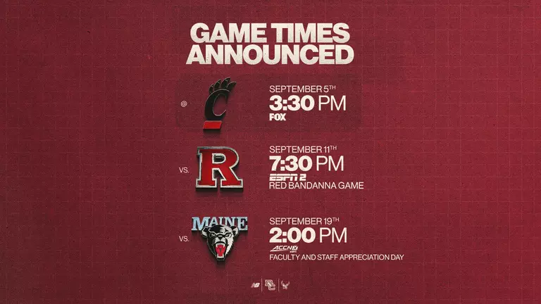 2026 Weeks 1-3 Game Time Announcement