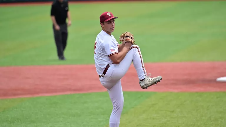 Colarusso pitching against Liberty