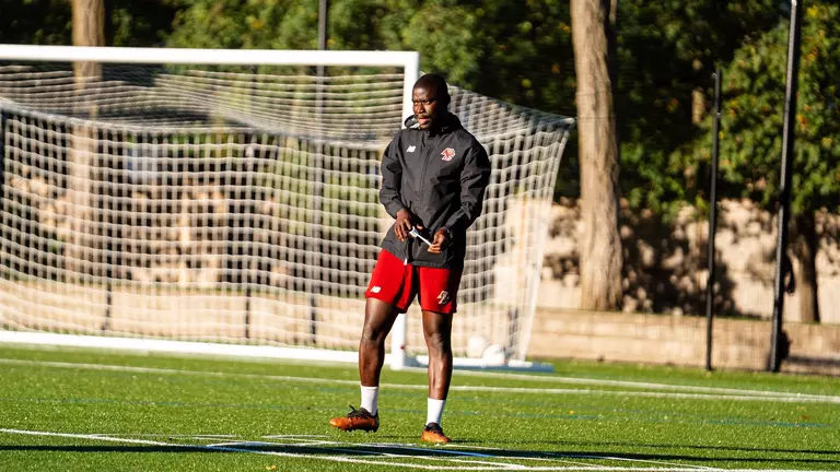 Braima Samati at training