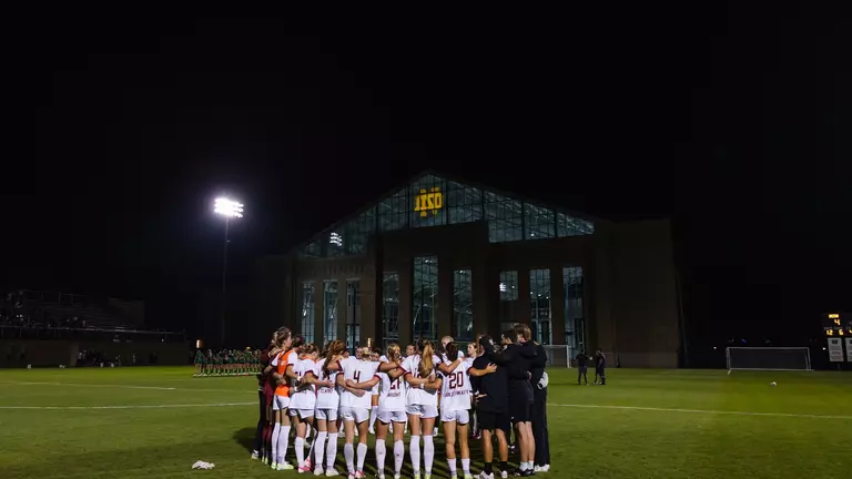 ND recap team huddle