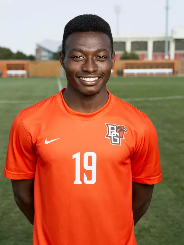 Amandy Ayima - BGSU men's soccer 2017 - photo by BGSU M&C