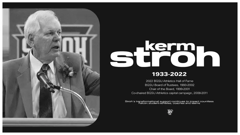 BGSU Athletics Mourns the Passing of Kerm Stroh