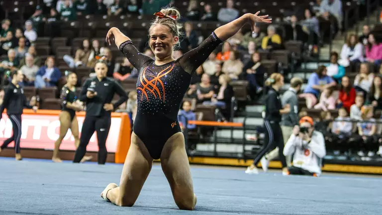 Falcon Gymnastics Heads to Mount Pleasant for a MAC Meet Against Central Michigan