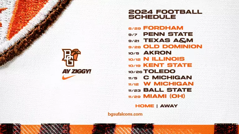 Bowling Green Announces 2024 Football Schedule