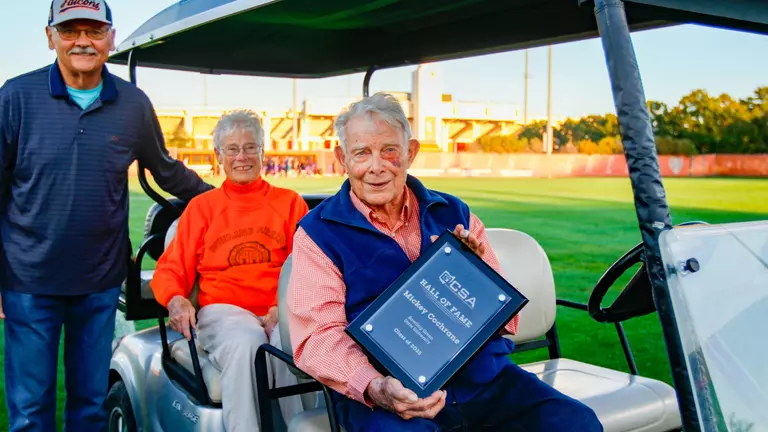 Falcons Honor Mickey Cochrane, Recognize 1995 Championship Team During Alumni Weekend