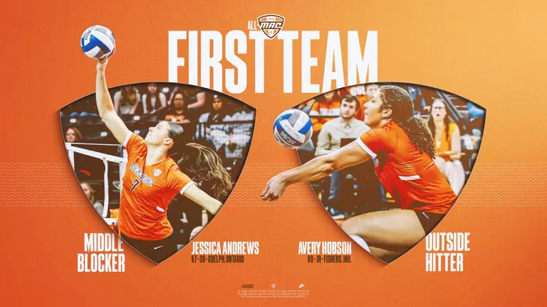 Andrews, Hobson Earn All-MAC First Team Honors