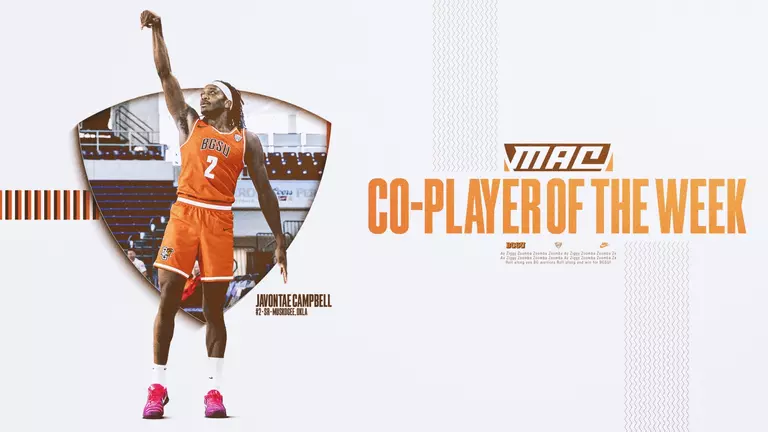 Javontae Campbell Named MAC Co-Player Of The Week